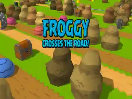 Játék Froggy Crosses The Road! online