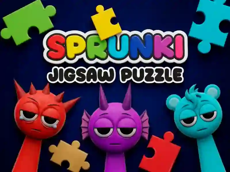 Játék Sprunki Jigsaw Puzzle online