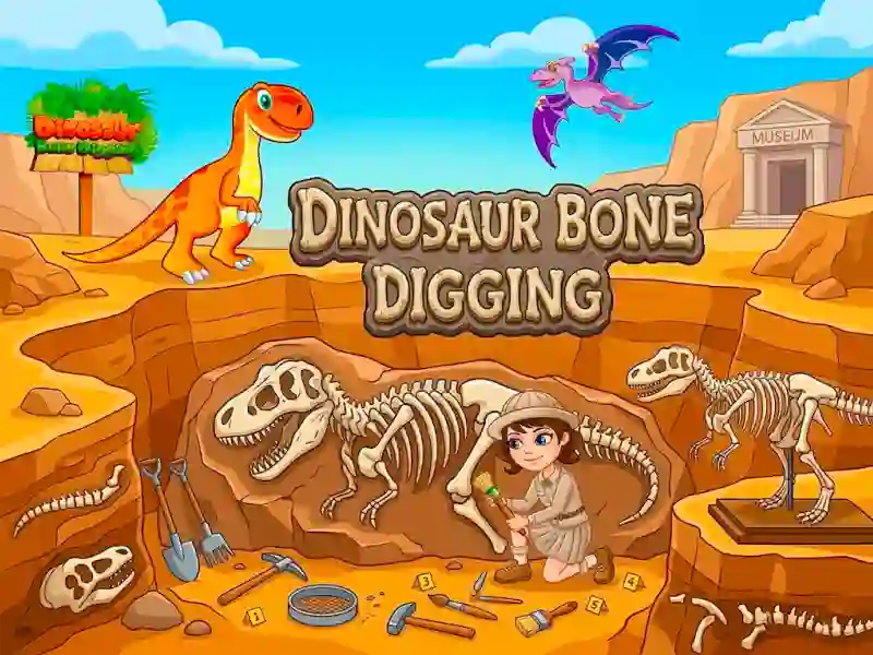 Játék Dinosaur Bone Digging online