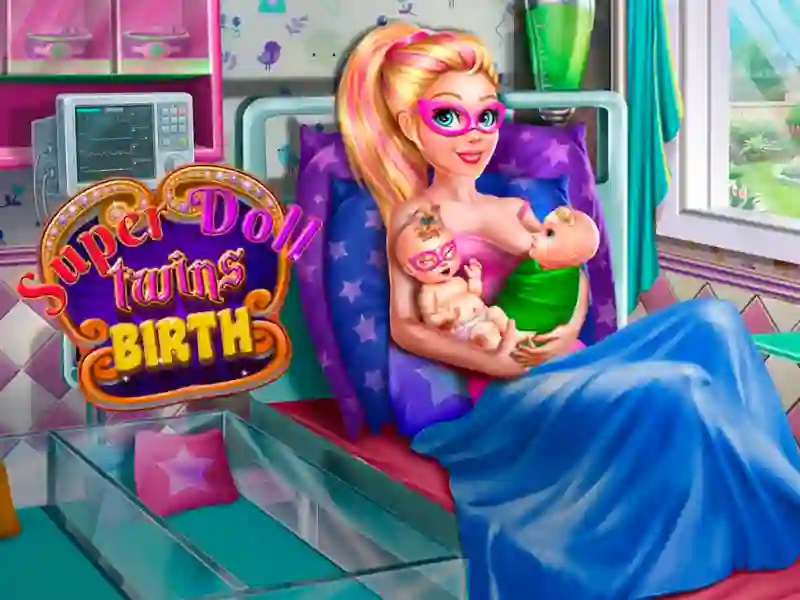 Játék Super Doll Twins Birth online