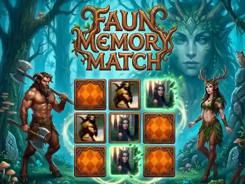 Játék Faun Memory Match online