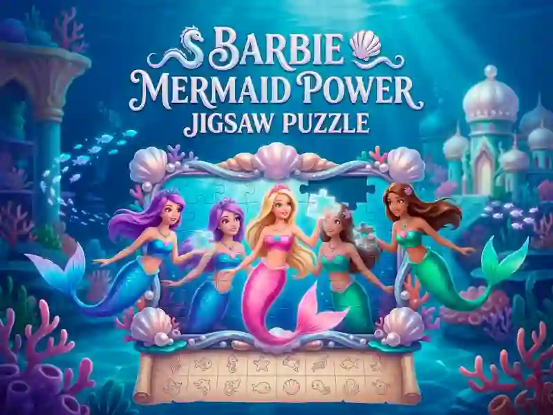 Játék Barbie Mermaid Power Jigsaw Puzzle online