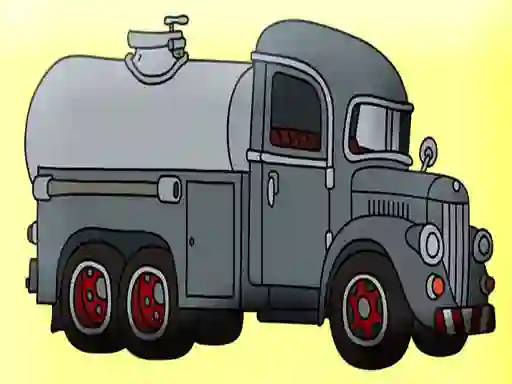Játék Tank Trucks Coloring online