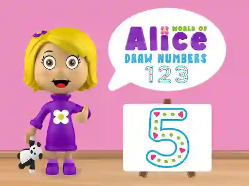 Játék World of Alice Draw Numbers online