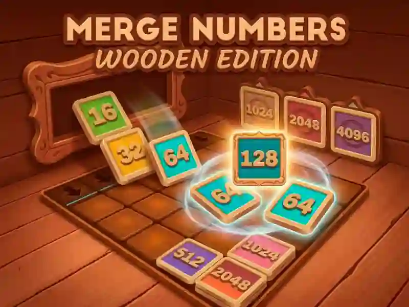 Játék Merge Numbers Wooden Edition online