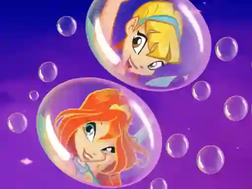 Játék Draw Winx Bubble Path online