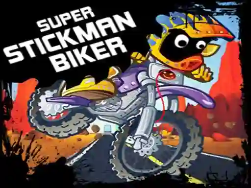 Játék Super Stickman Biker online