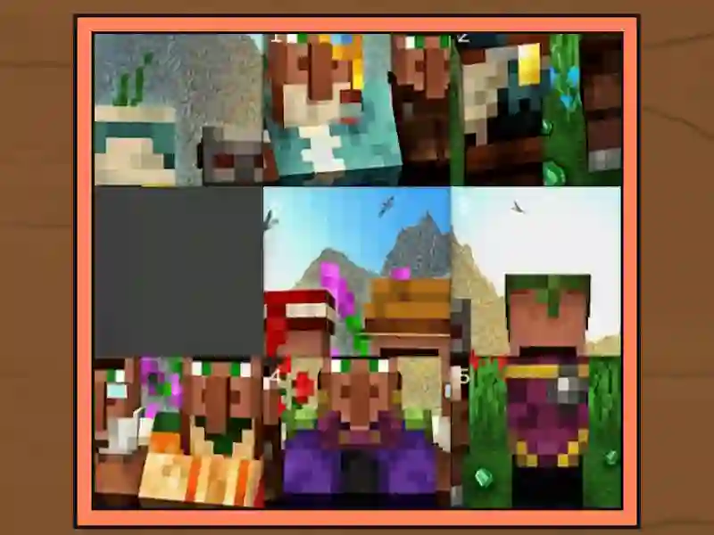 Játék Puzzle Minecraft online