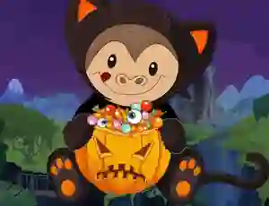 Játék Halloween Monkey Jumper online
