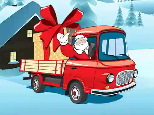 Játék Christmas Vehicles Jigsaw online