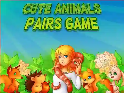 Játék Cute Animals Pairs Game online