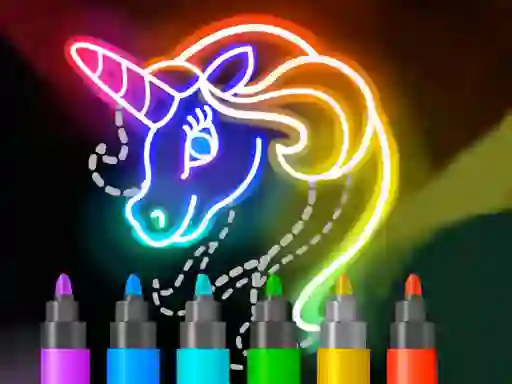 Játék Learn to Draw Glow Cartoon online