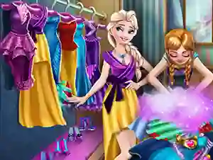 Játék Ice Kingdom Wardrobe Cleaning online