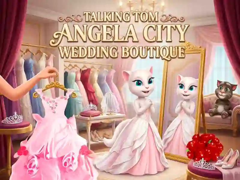 Játék Talking Tom Angela City Wedding Boutique online