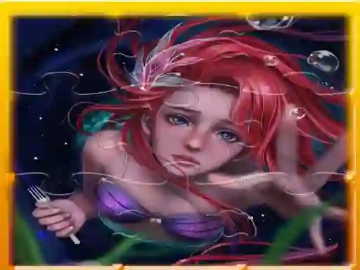 Játék Mermaid Ariel Princess Jigsaw Puzzle online