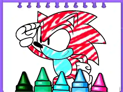 Játék Sonic Coloring Book online