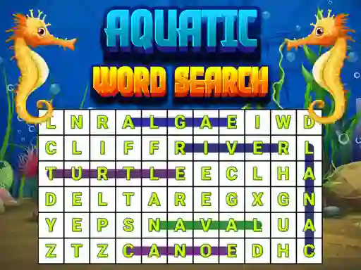 Játék Aquatic Word Search online