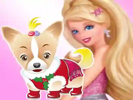 Játék Barbie's Dog Dressup online