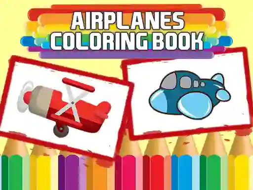 Játék Airplanes Coloring Book online