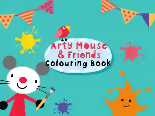 Játék Arty Mouse & Friends Coloring Book online