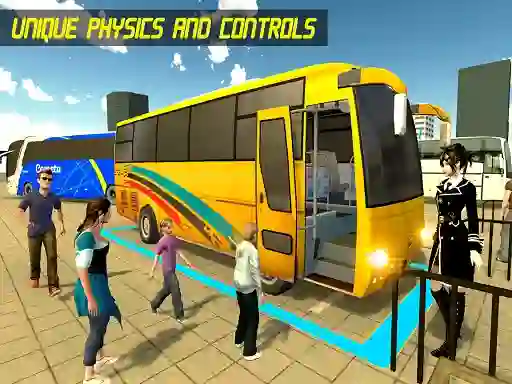 Játék Modern Bus Parking Advance Bus online
