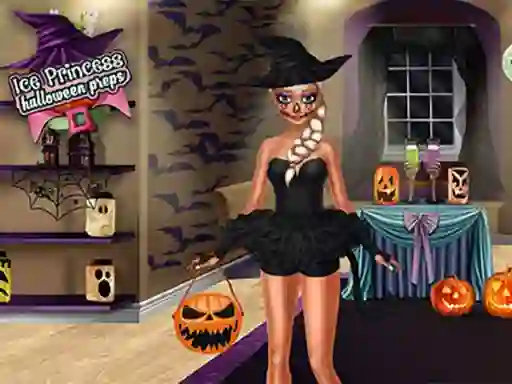 Játék Ice Princess Halloween Preps online