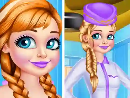 Játék Princess Stewardess online