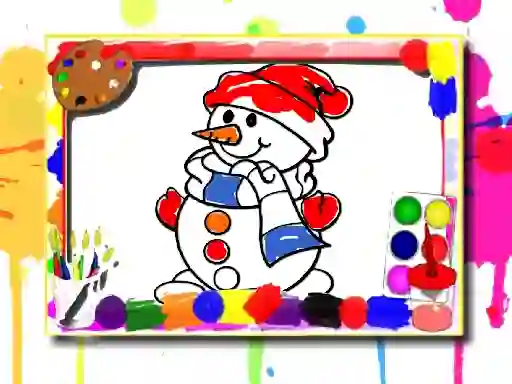 Játék Winter Coloring Book online