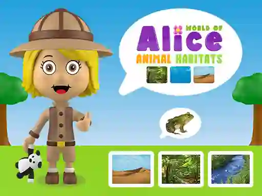Játék World of Alice Animal Habitats online