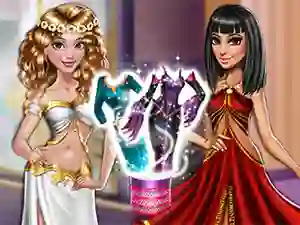 Játék Dolly Princess vs. Villain Dress Up online