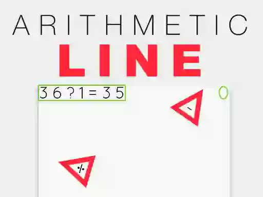 Játék Arithmetic line online