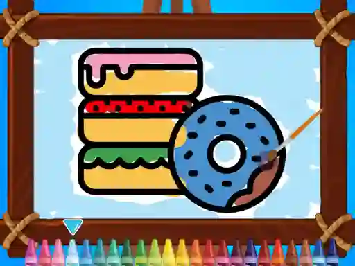 Játék Kids Coloring Bakery online
