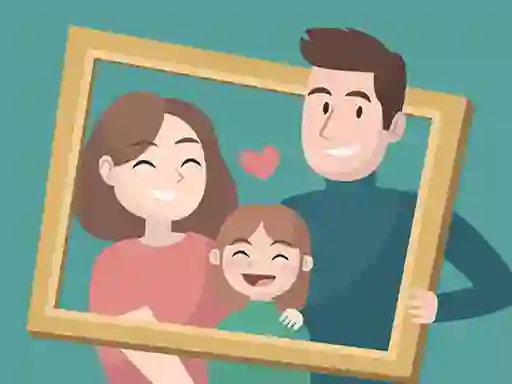Játék Happy Family Puzzle online