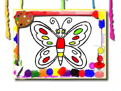 Játék Butterfly Coloring Book online