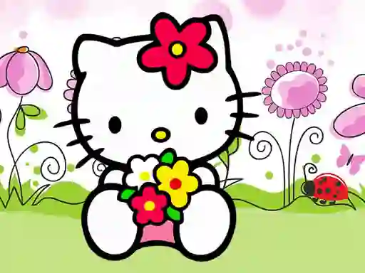 Játék Hello Kitty Jigsaw online