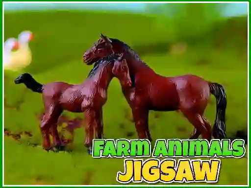 Játék Farm Animals Jigsaw online