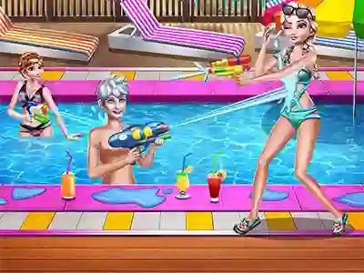 Játék Sisters Pool Party online