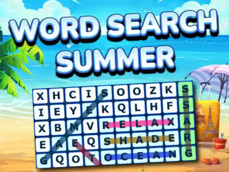 Játék Word Search Summer online