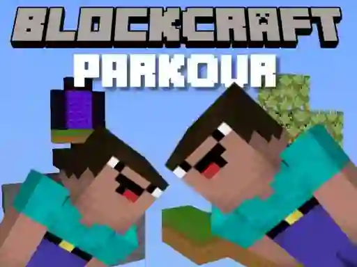 Játék Parkour Blockcraft online