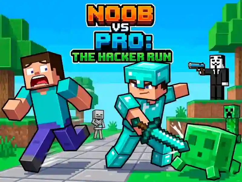 Játék Noob vs Pro Help Hacker danger Hacker online