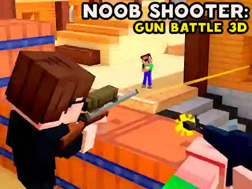 Játék Noob Shooter: Gun Battle 3D online