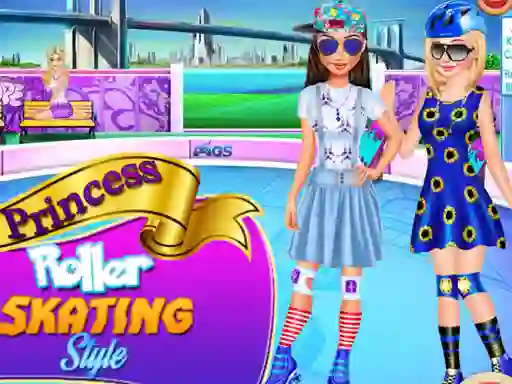 Játék Princess Roller Skating Style online