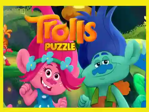 Játék Trolls Puzzle online
