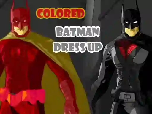 Játék Colored Batman Dress Up online
