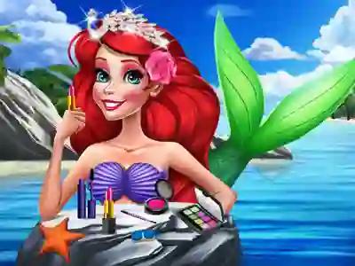 Játék Princesses: summer makeup online