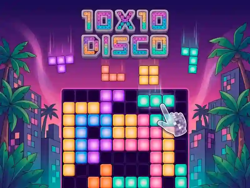 Játék 10x10 Disco online