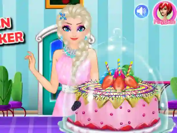 Játék Ice queen royal baker online
