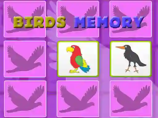 Játék Kids Memory With Birds online