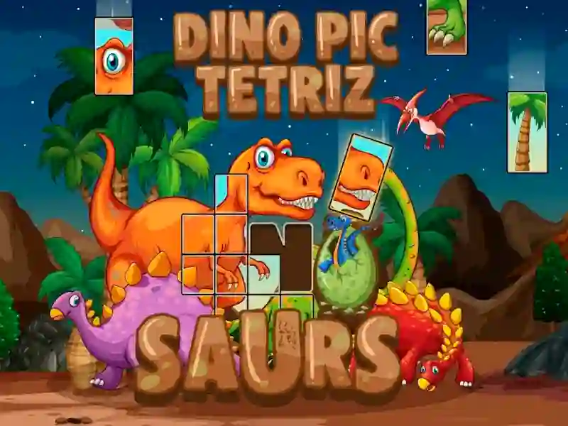 Játék Dino Pic Tetriz online