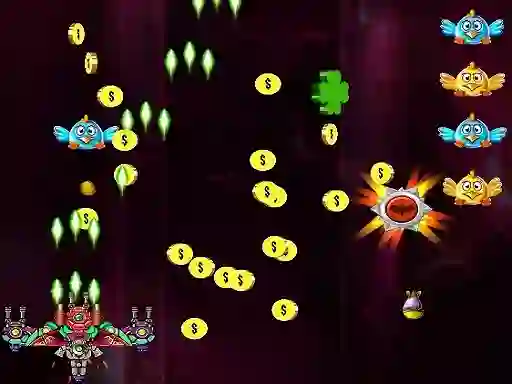 Játék Space Attack Chicken Invaders online